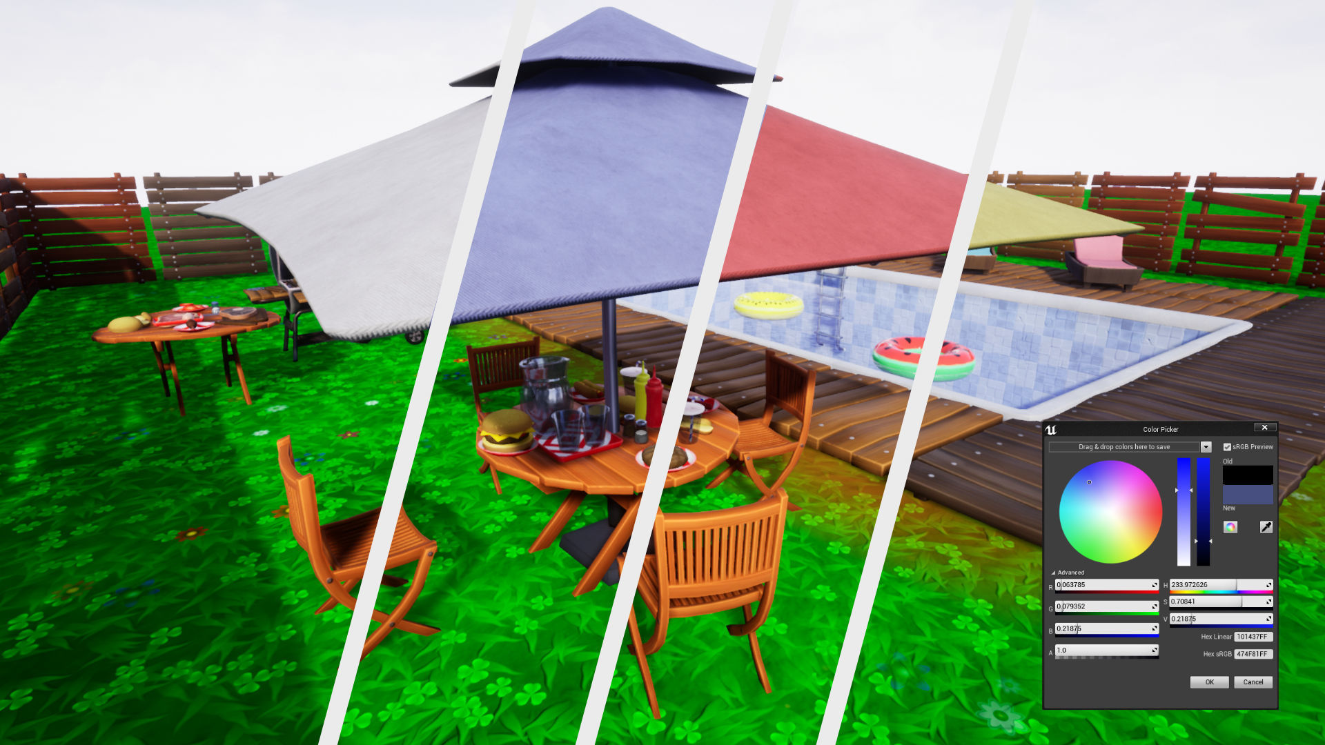 Stylized Backyard Pack Low-poly 3D model_9
