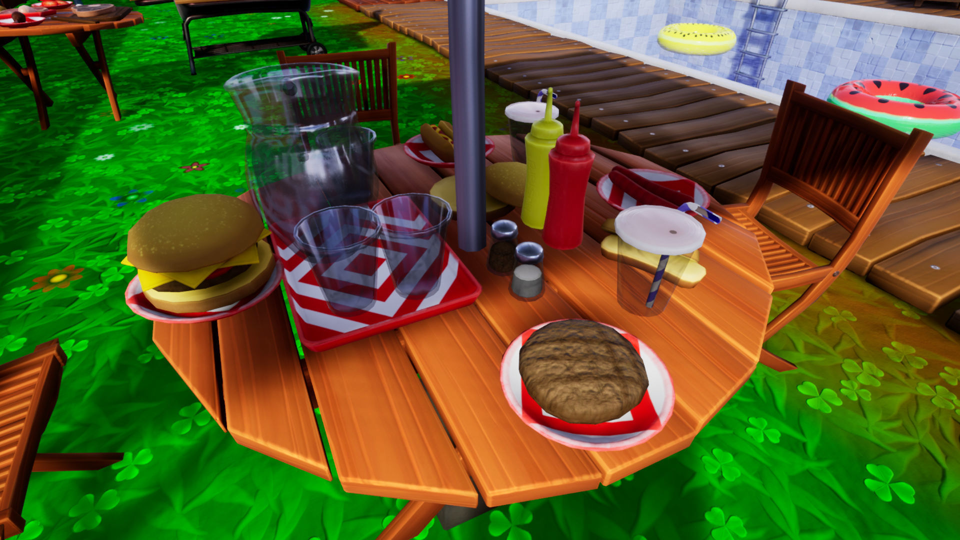 Stylized Backyard Pack Low-poly 3D model_1