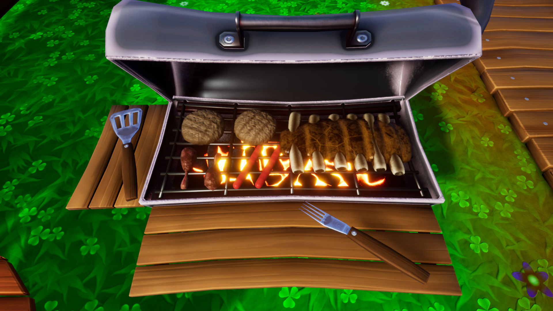 Stylized Backyard Pack Low-poly 3D model_4