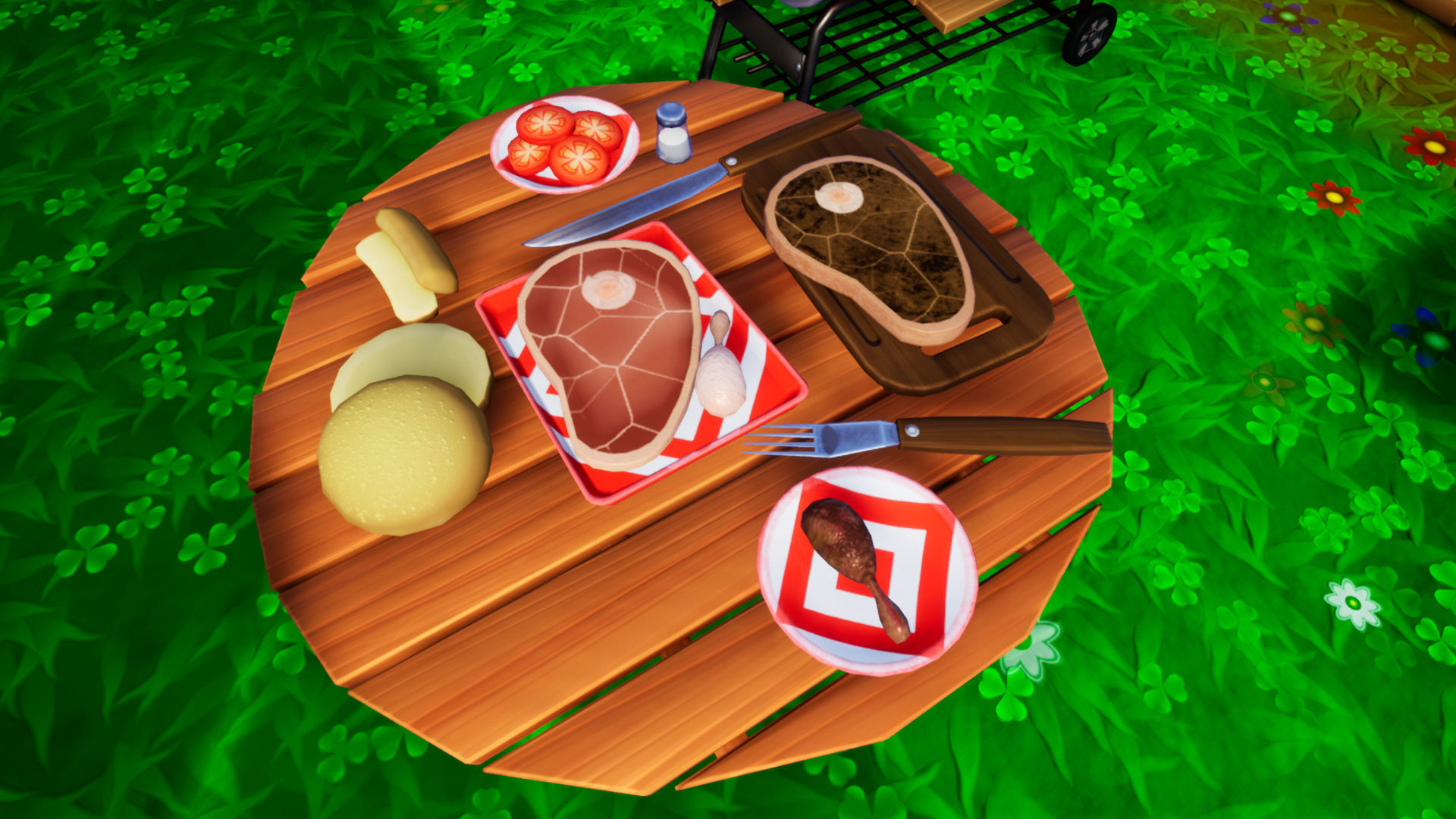 Stylized Backyard Pack Low-poly 3D model_3