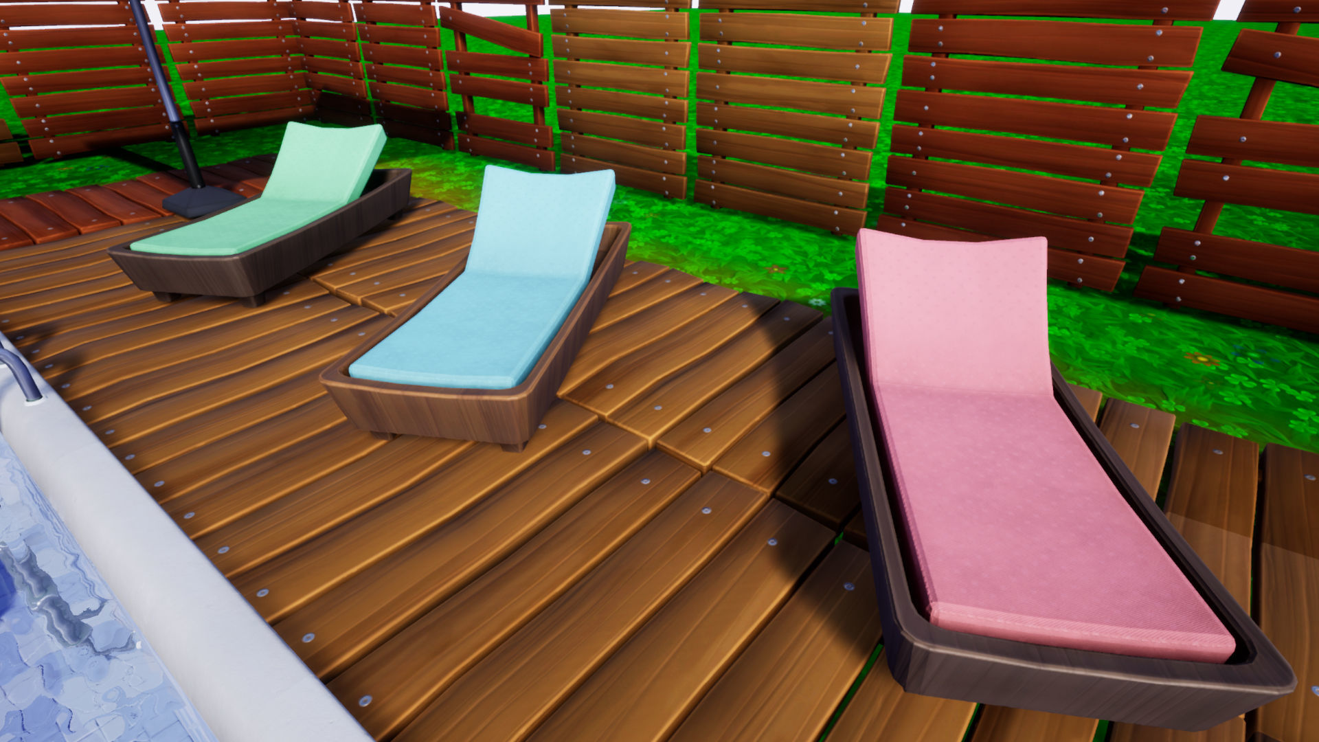 Stylized Backyard Pack Low-poly 3D model_8