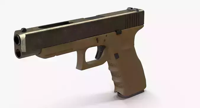 Glock 34 Brown Rough