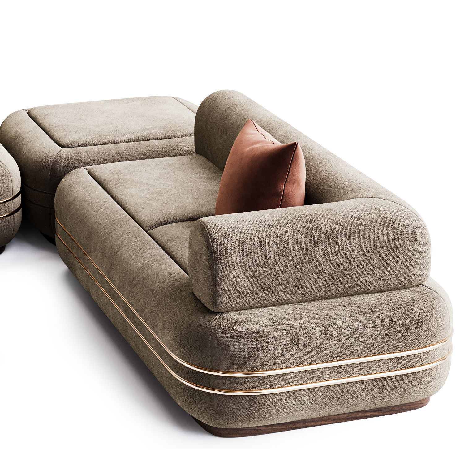 Spencer sofa 3D model_1
