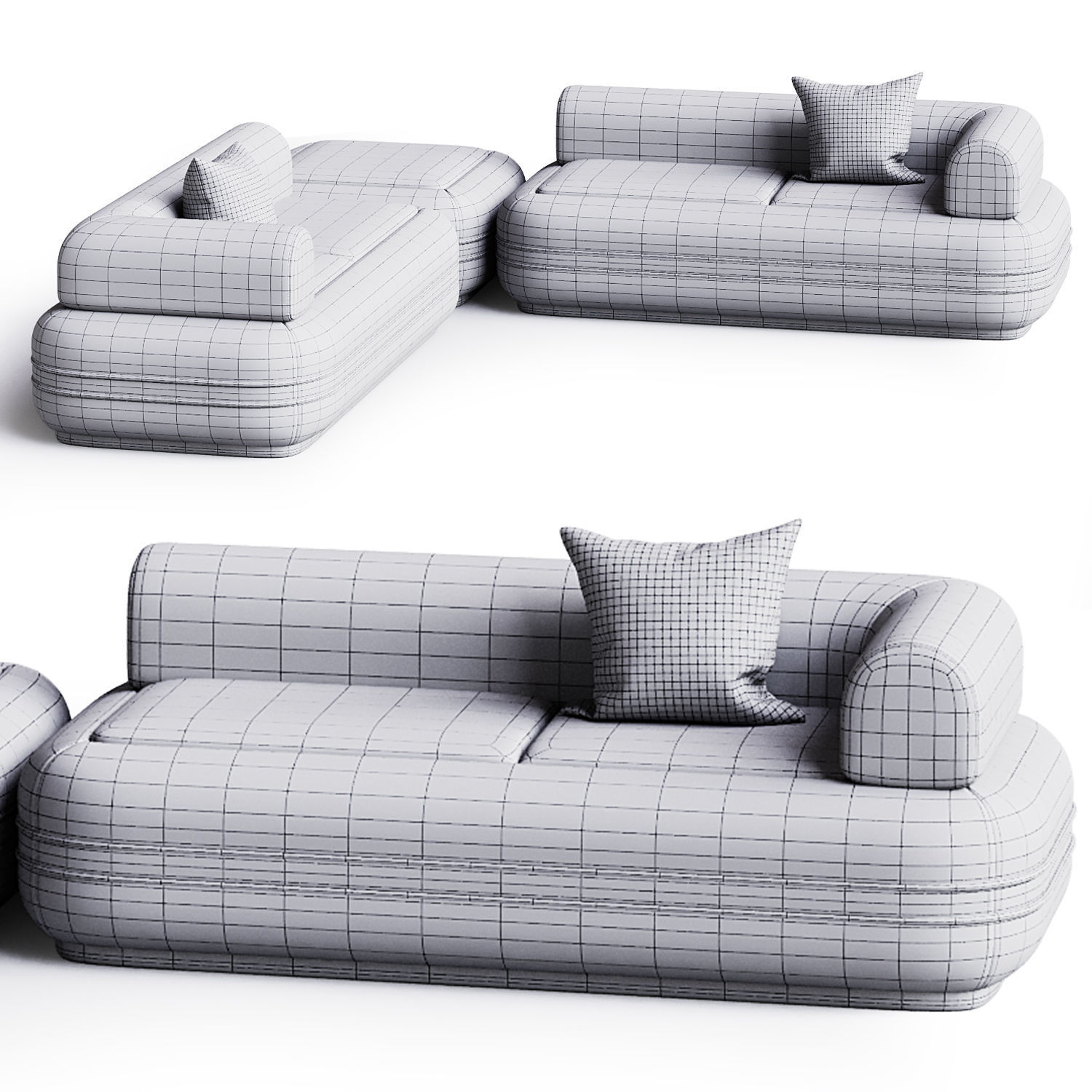Spencer sofa 3D model_2