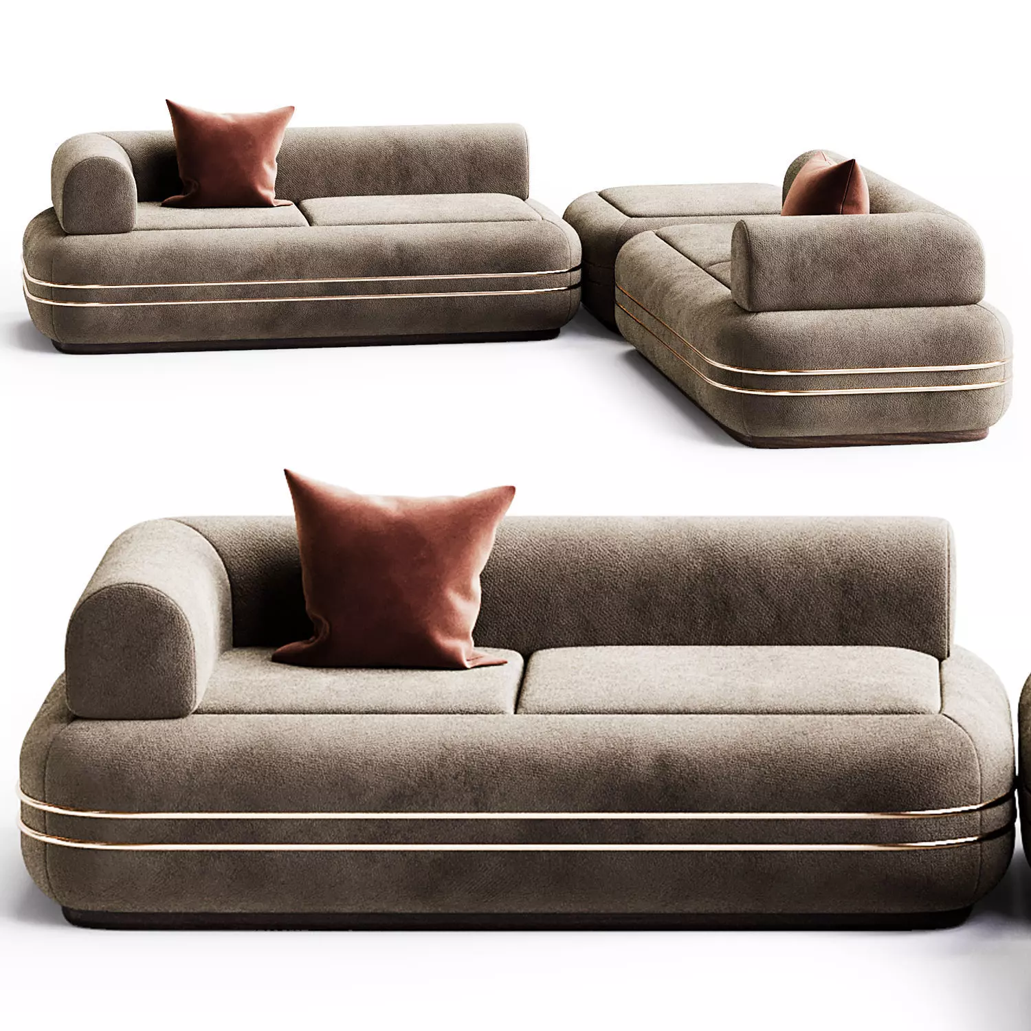 Spencer sofa 3D model_0