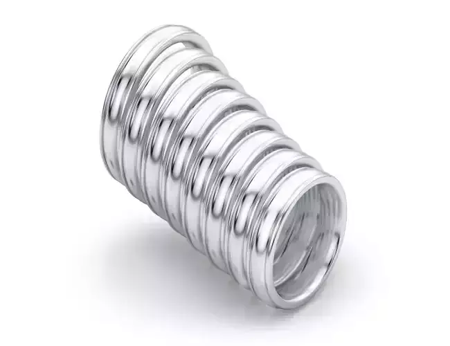 Comfort Fit Wedding Band Ring Set