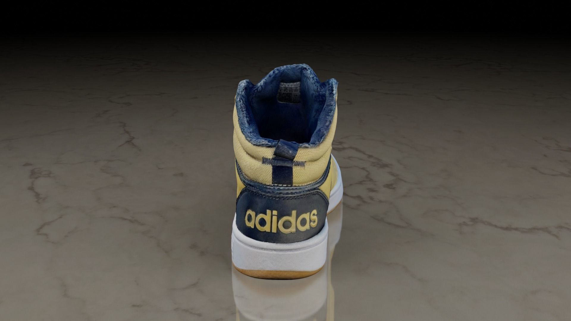 Adidas Hoops 3 Mid Clean Scan 3D model_1