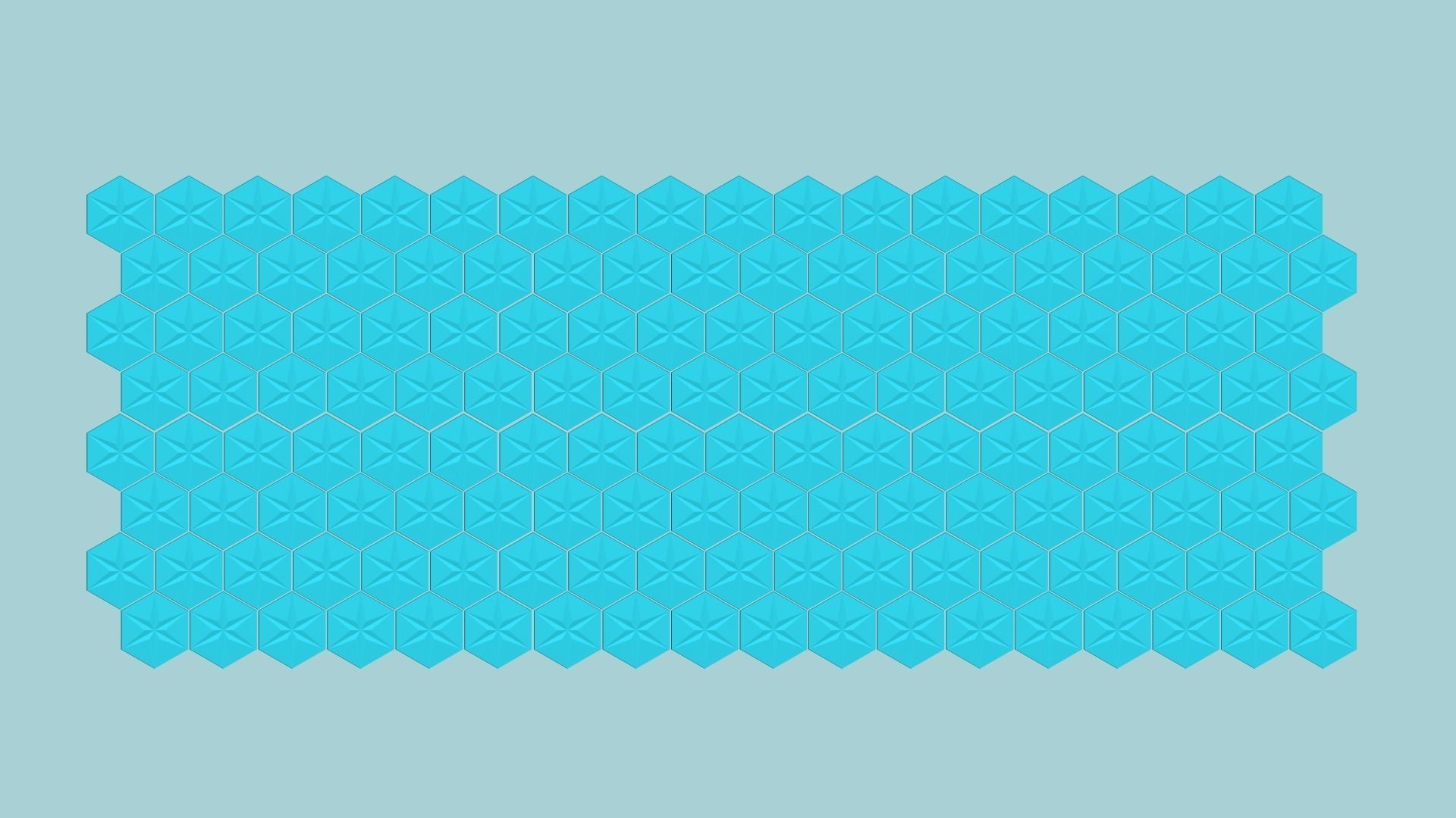 Hexagonal Wall Panel A24 Star - Interior Design Decoration 3D print model_9