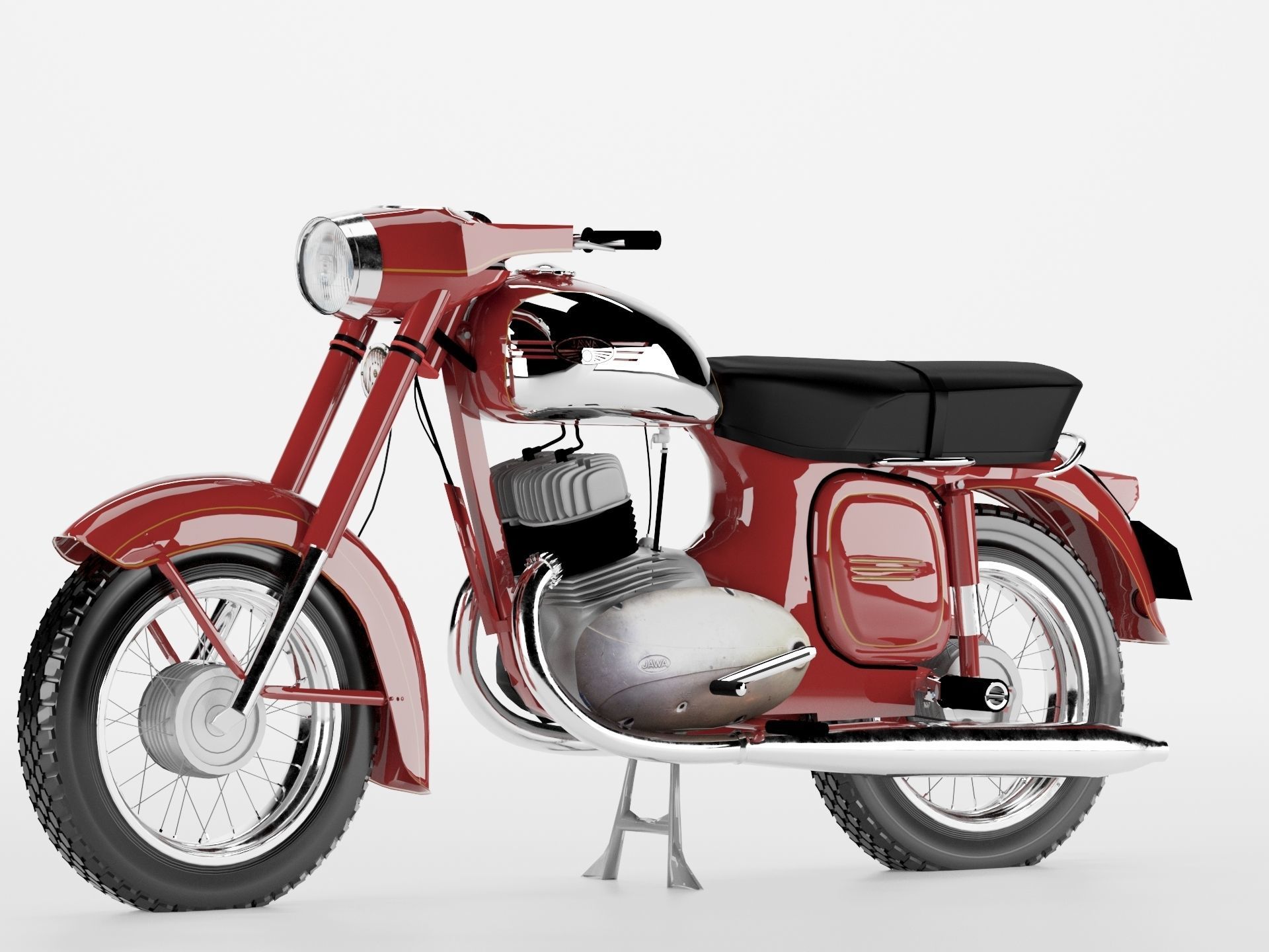 Motorcycle Jawa 360 3D model_6