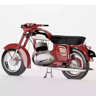 Motorcycle Jawa 360 3D model