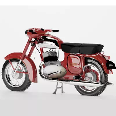 Motorcycle Jawa 360 3D model_0