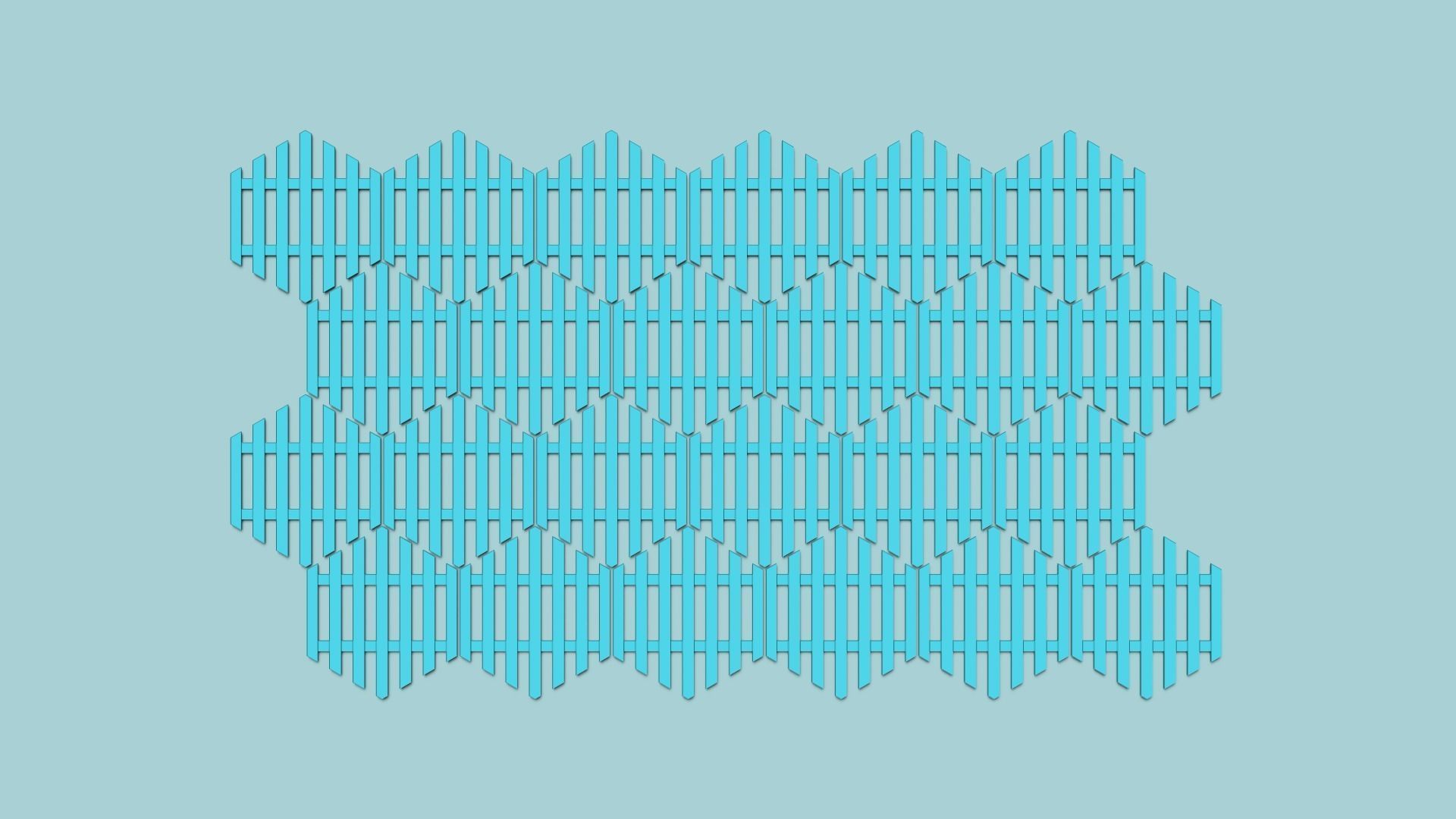 Hexagonal Wall Panel A28 Stripes - Interior Design Decoration 3D print model_6