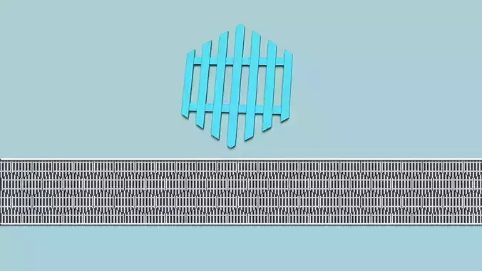 Hexagonal Wall Panel A28 Stripes - Interior Design Decoration