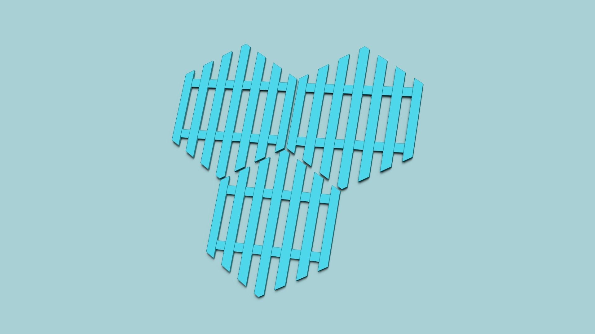 Hexagonal Wall Panel A28 Stripes - Interior Design Decoration 3D print model_5