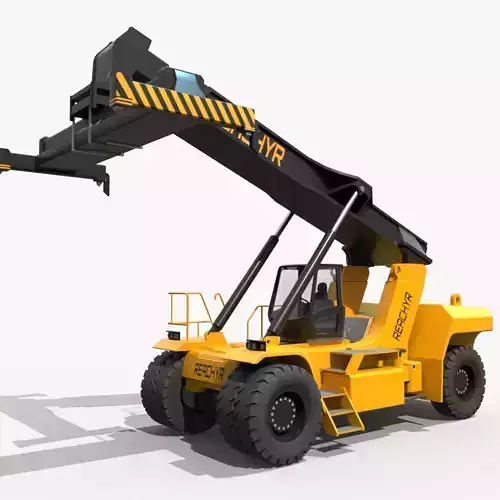 Reach Stacker Low-poly 3D model