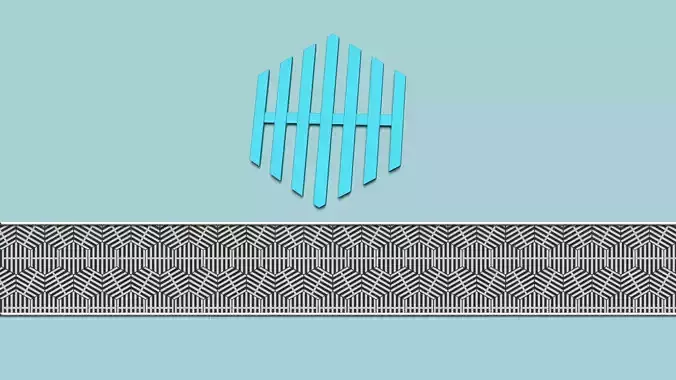 Hexagonal Wall Panel A29 Stripes - Interior Design Decoration