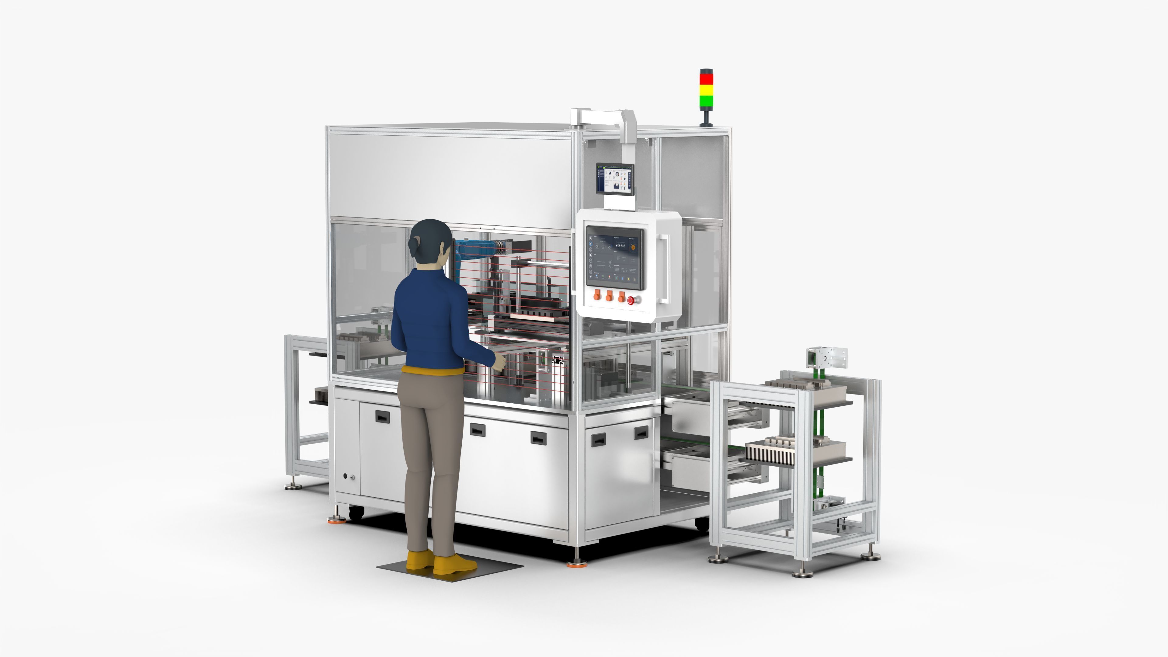 Automatic IGBT Radiator Assembly Machine 3D model_2