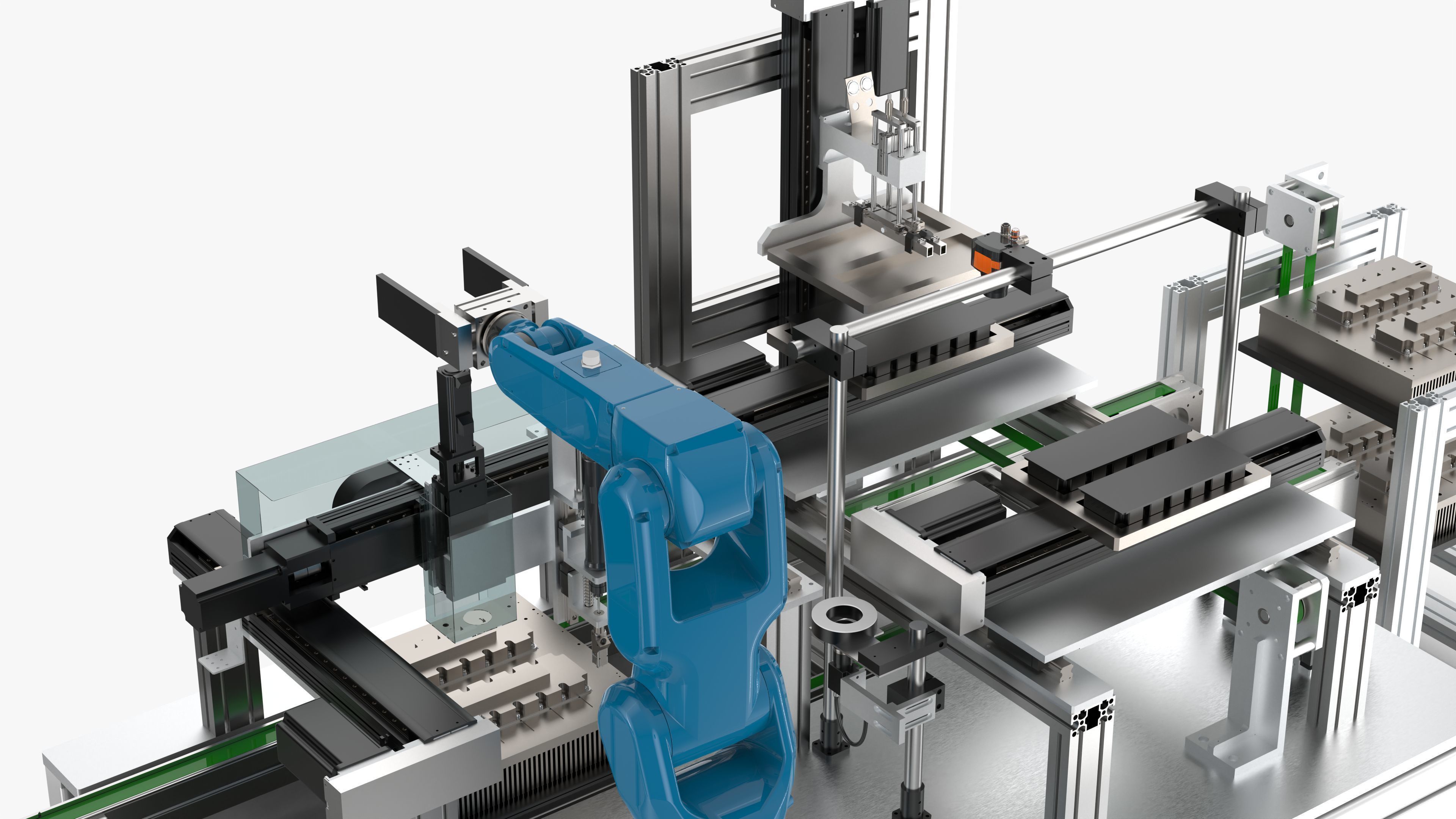 Automatic IGBT Radiator Assembly Machine 3D model_16