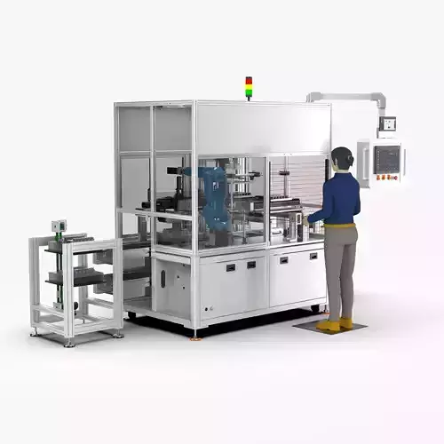 Automatic IGBT Radiator Assembly Machine 3D model