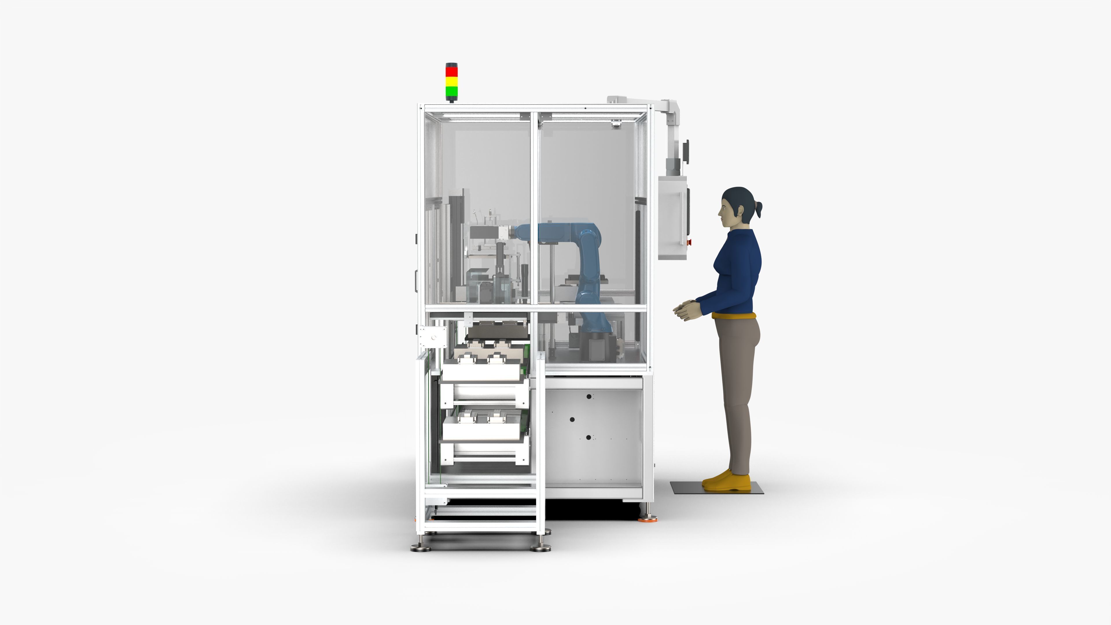 Automatic IGBT Radiator Assembly Machine 3D model_5