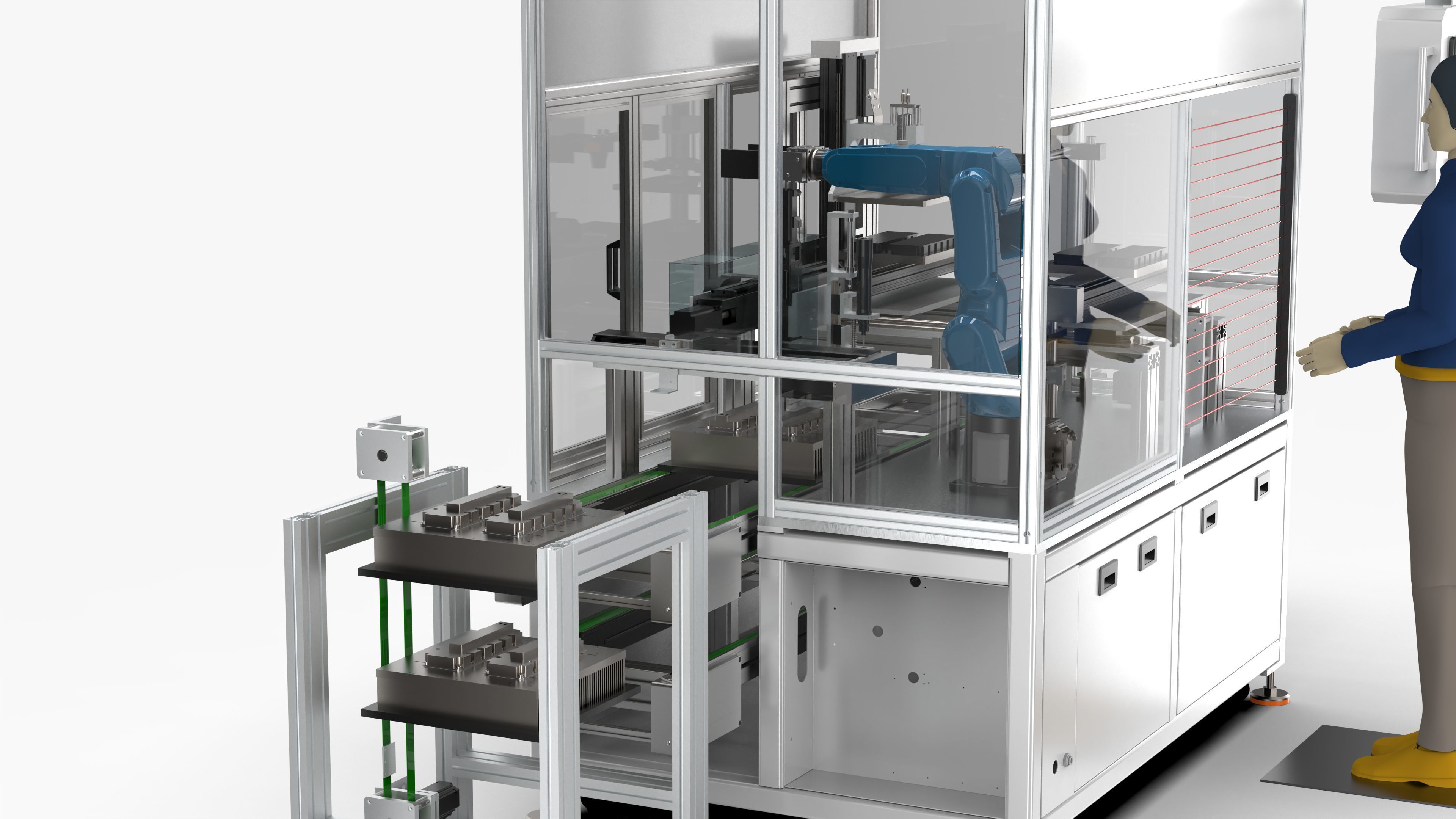 Automatic IGBT Radiator Assembly Machine 3D model_8