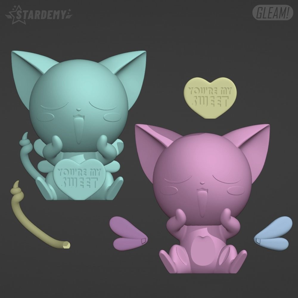 Spinel Sun Supi Valentines Sweet Sakura Card Captor Chibi 3D print model_6