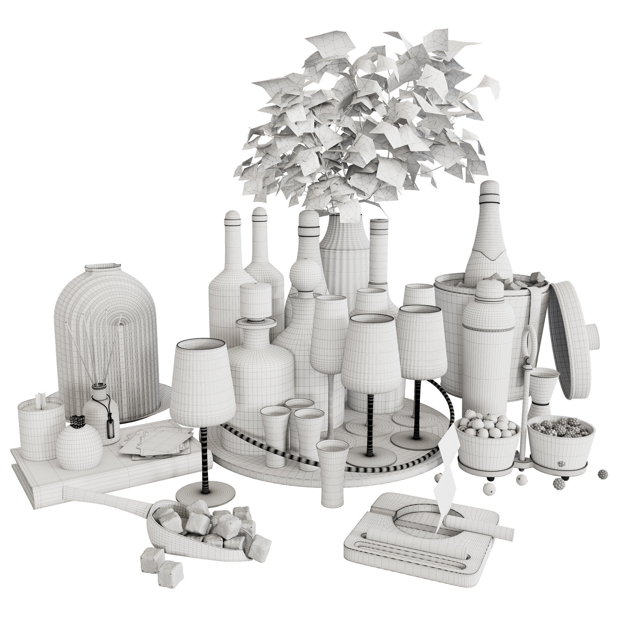 Kitchen Accessories 03 3D model_7