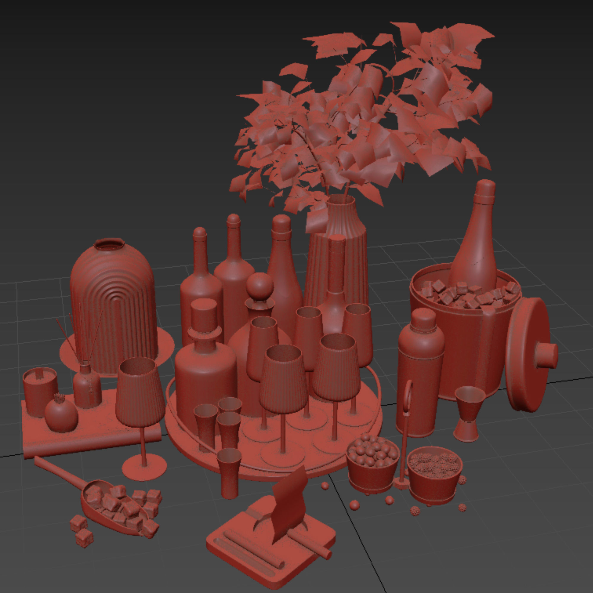 Kitchen Accessories 03 3D model_8