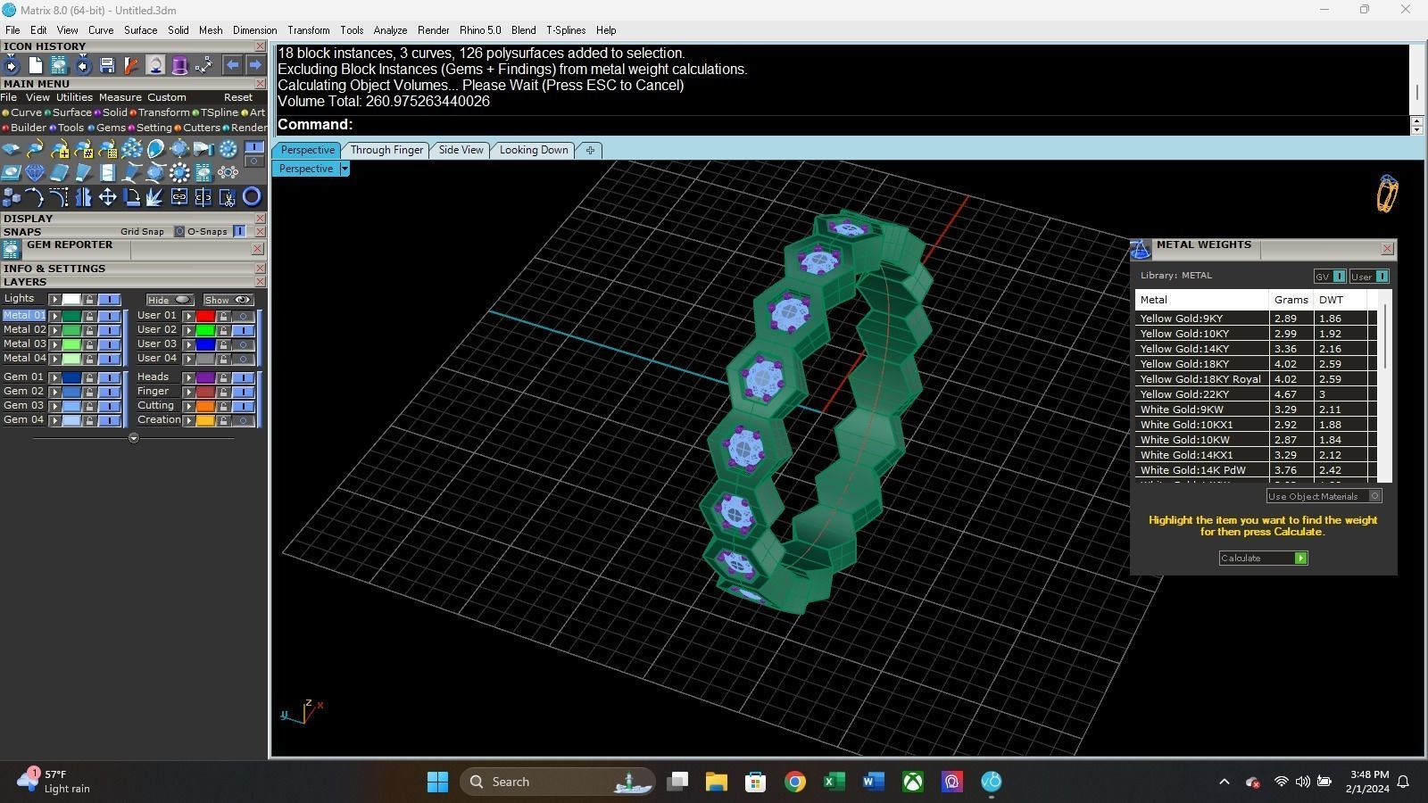 Chaumet Style Ring 3D print model_1