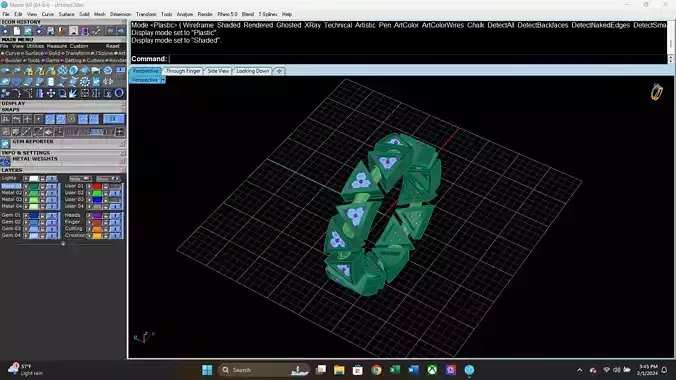 Funky Ring  3D print model