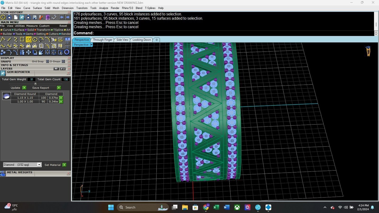 Funky Style Ring 3D print model_3