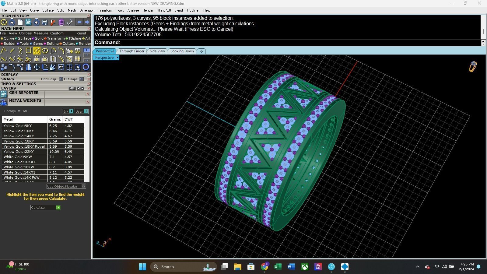 Funky Style Ring 3D print model_4