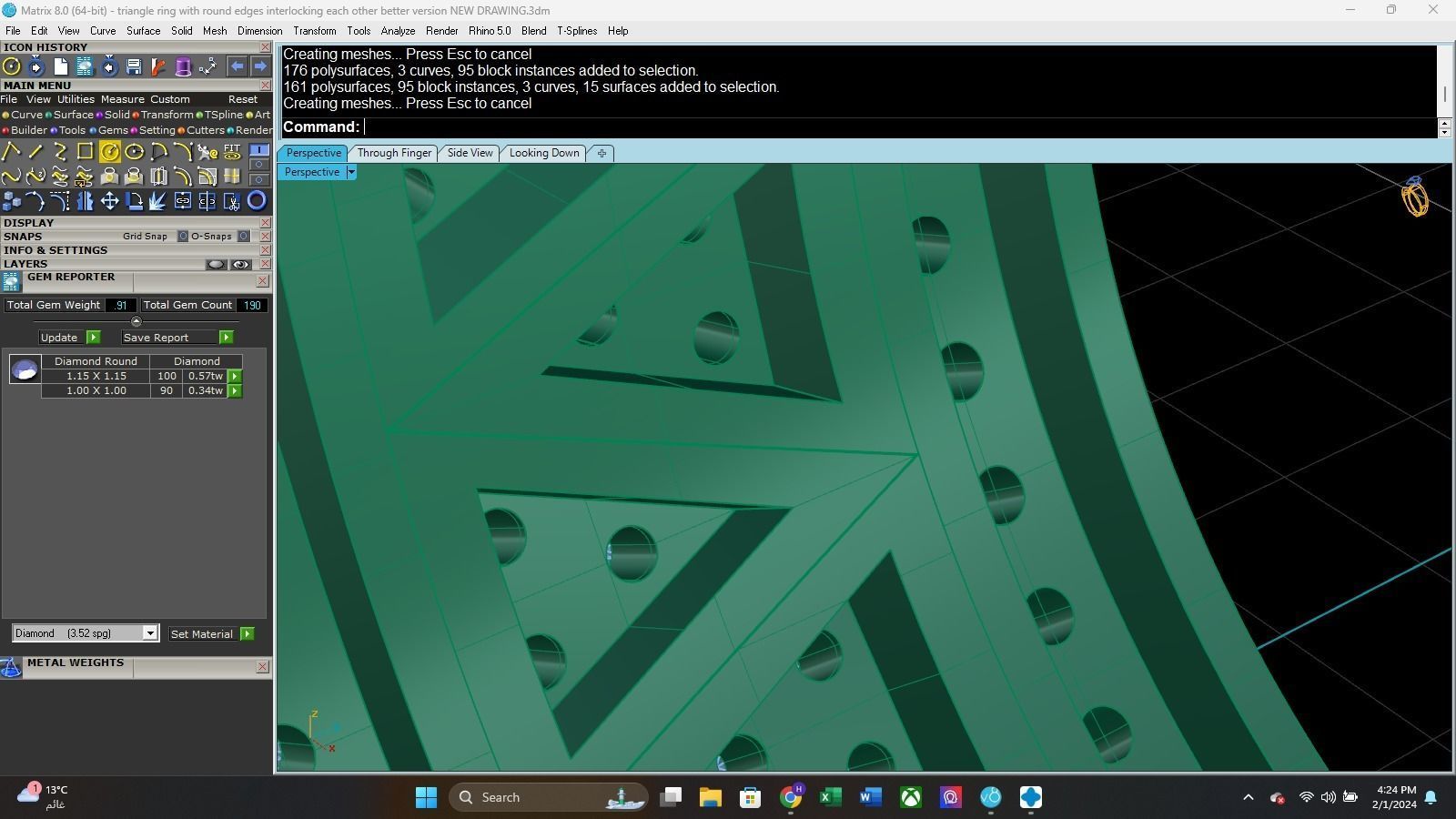 Funky Style Ring 3D print model_1