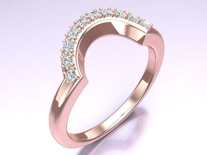 Diamond Ring - Womens Rings - N132331 3D print model