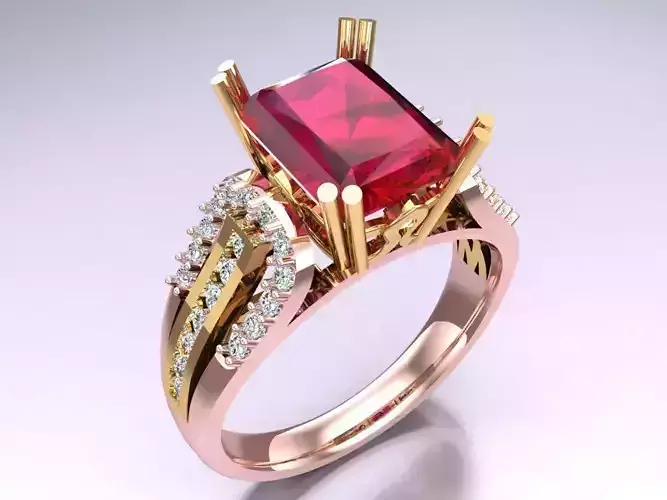 Rectangular Stone Rings - Womens Rings - N024131