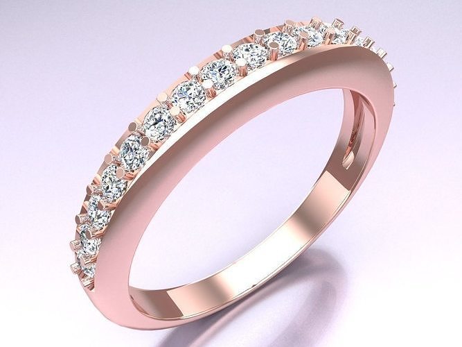 Diamond Ring - Womens Rings - N122433 3D print model
