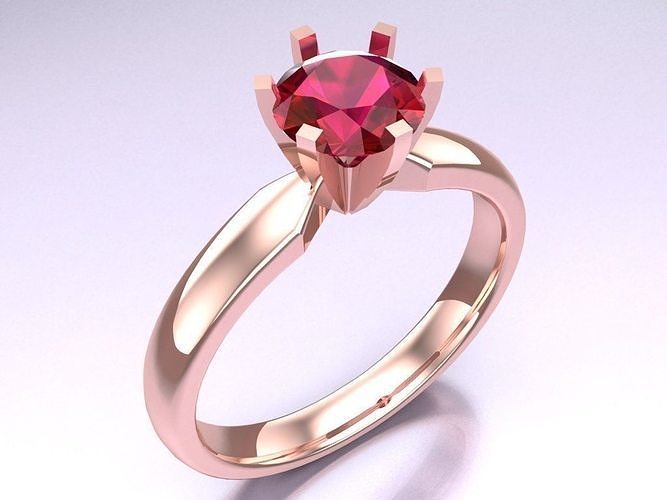 Diamond Ring - Womens Rings - N122442 3D print model