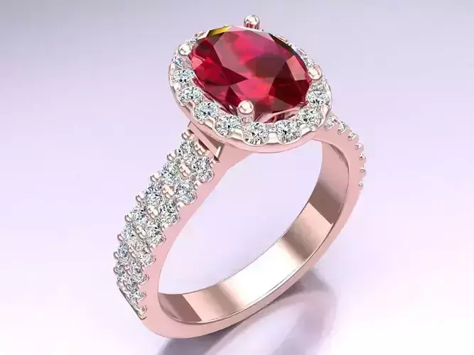 Oval stone ring - Womens  Rings - N122450