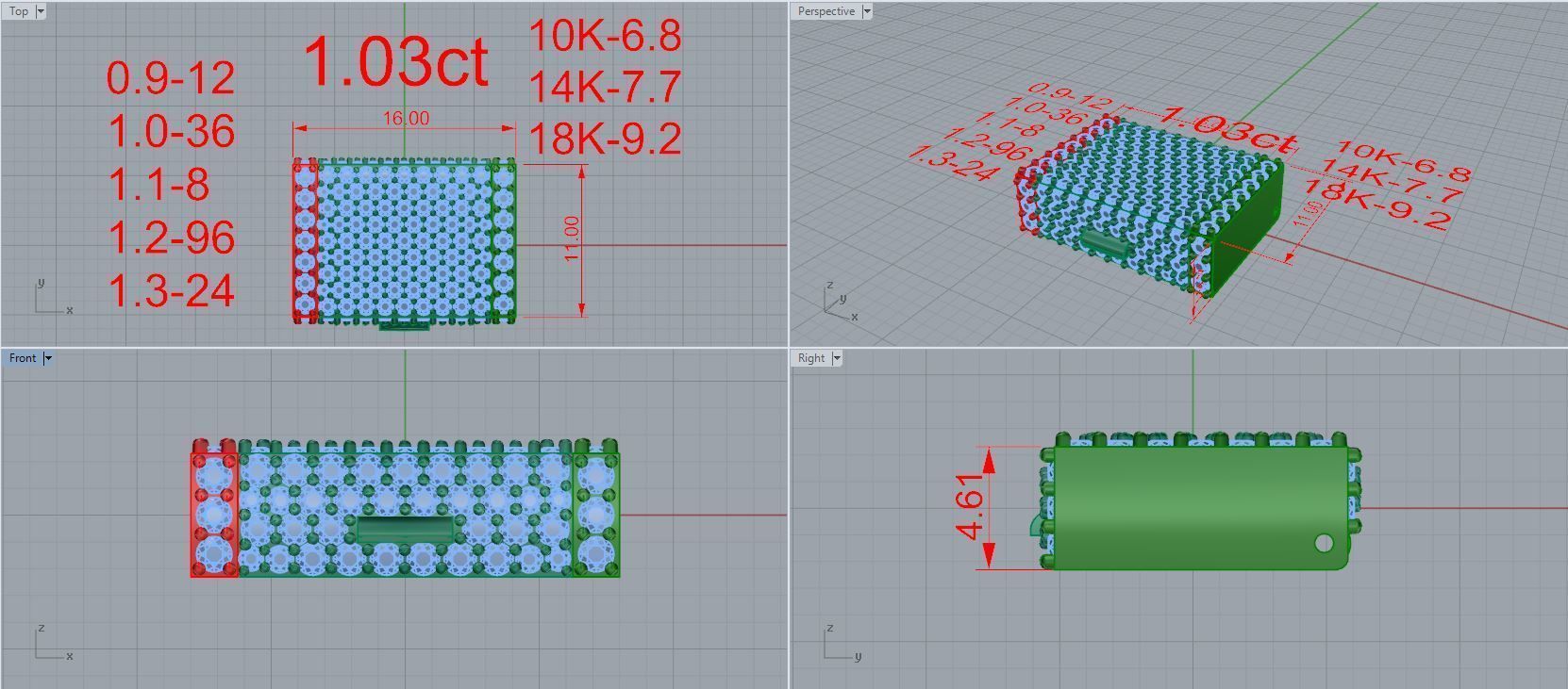 Lock 16mmx11mm 3D model_6