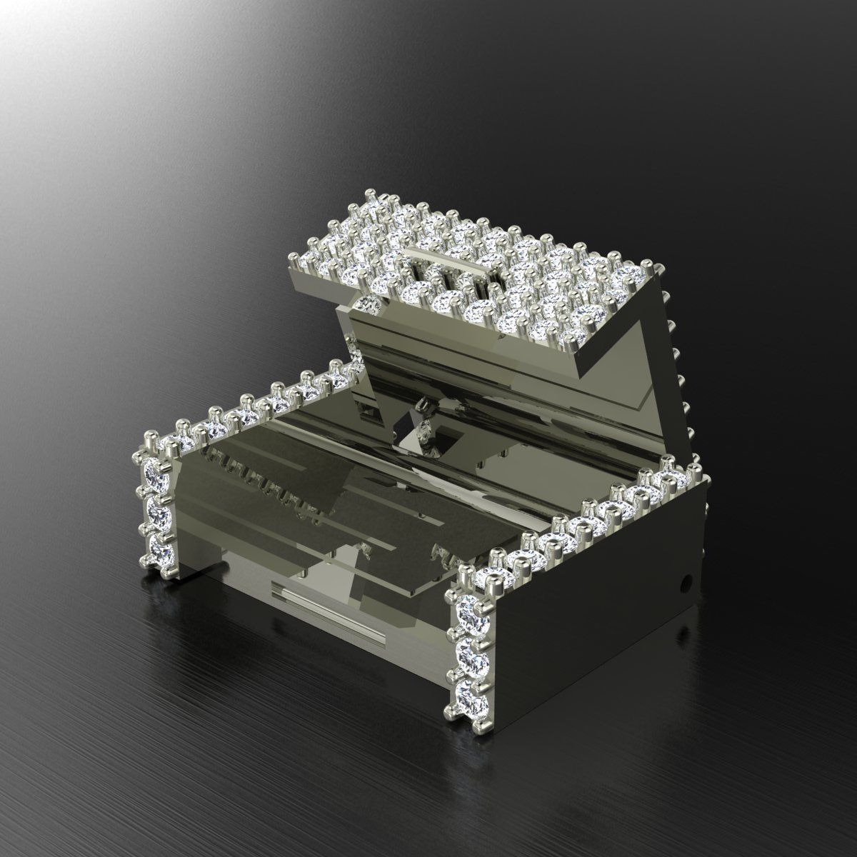 Lock 16mmx11mm 3D model_4