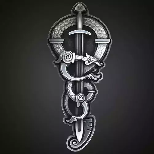 Odin Sword Pendant