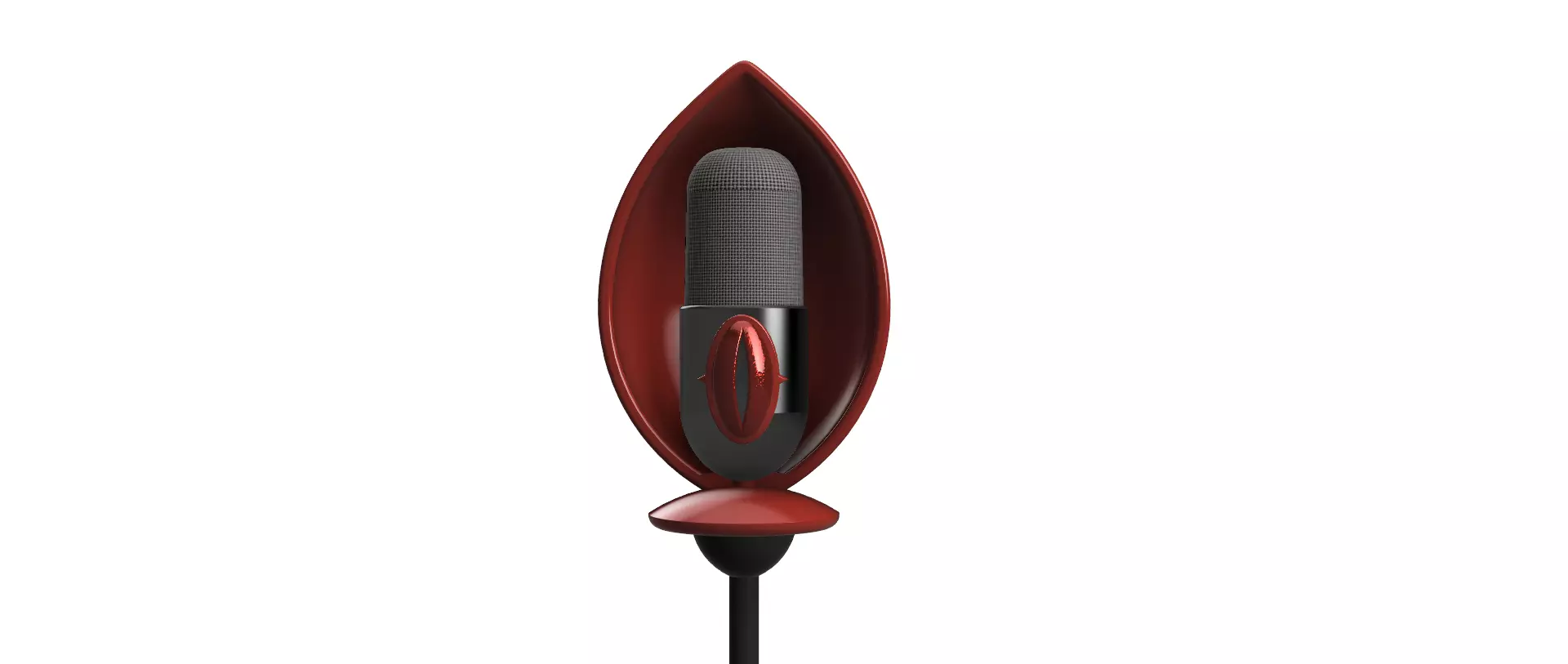 Alastor Microphone Hazbin Hotel 3D print model