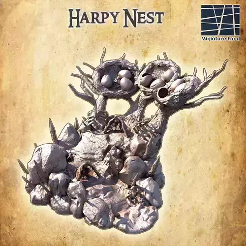 Cliff Harpy Nest  Tabletop Terrain 28 MM
