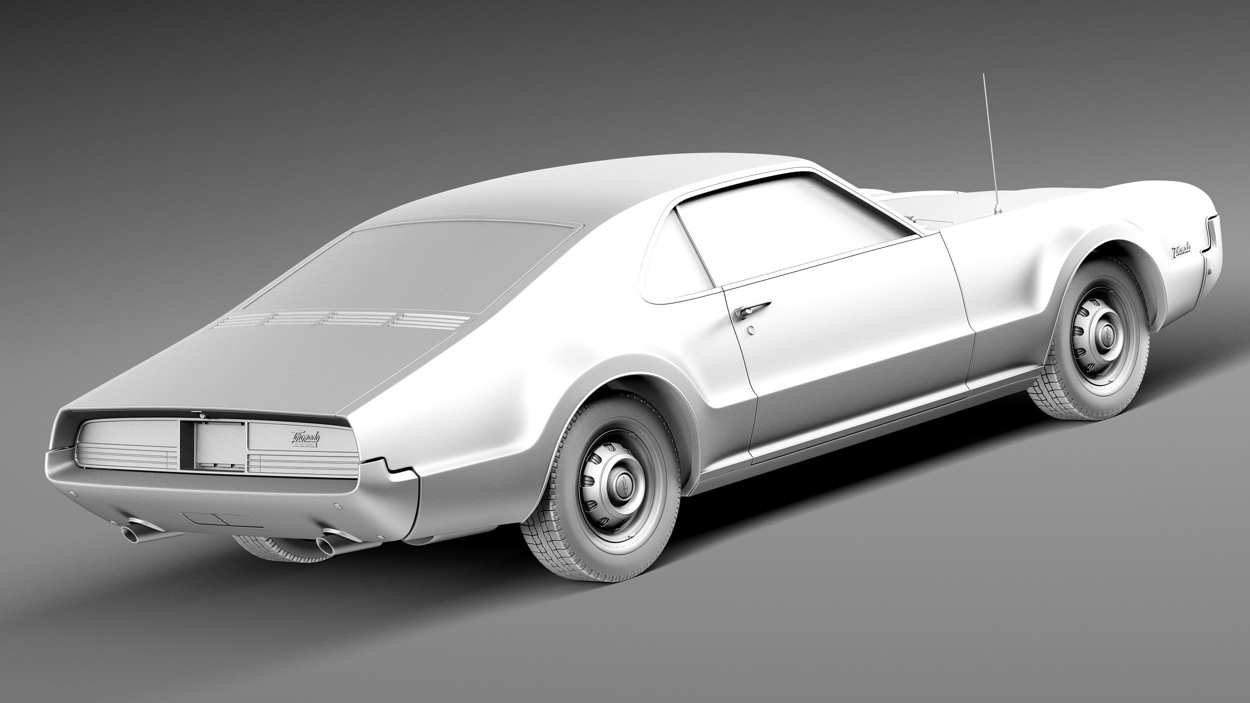 Oldsmobile Tornado 1966 3D model_12