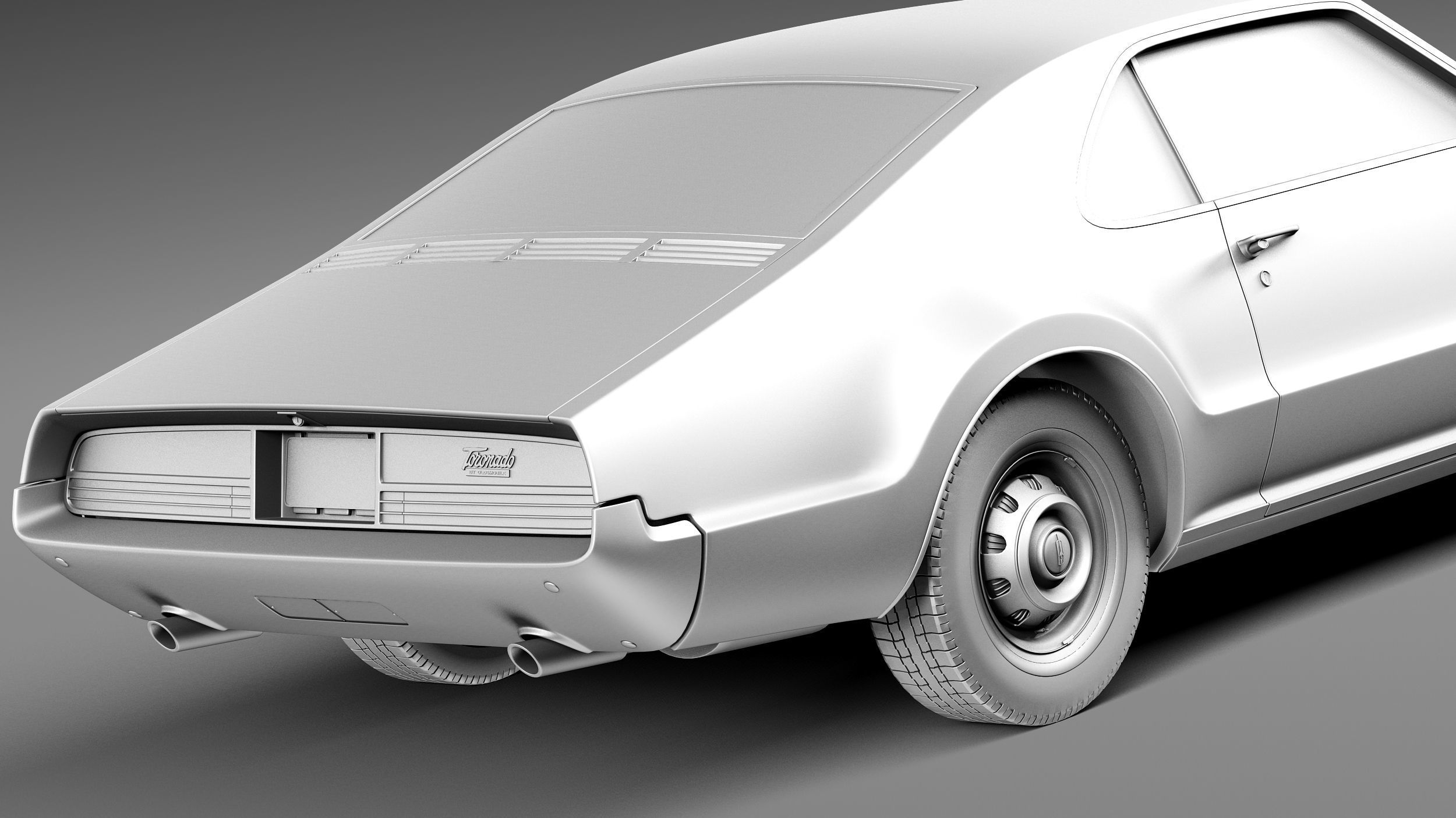 Oldsmobile Tornado 1966 3D model_11