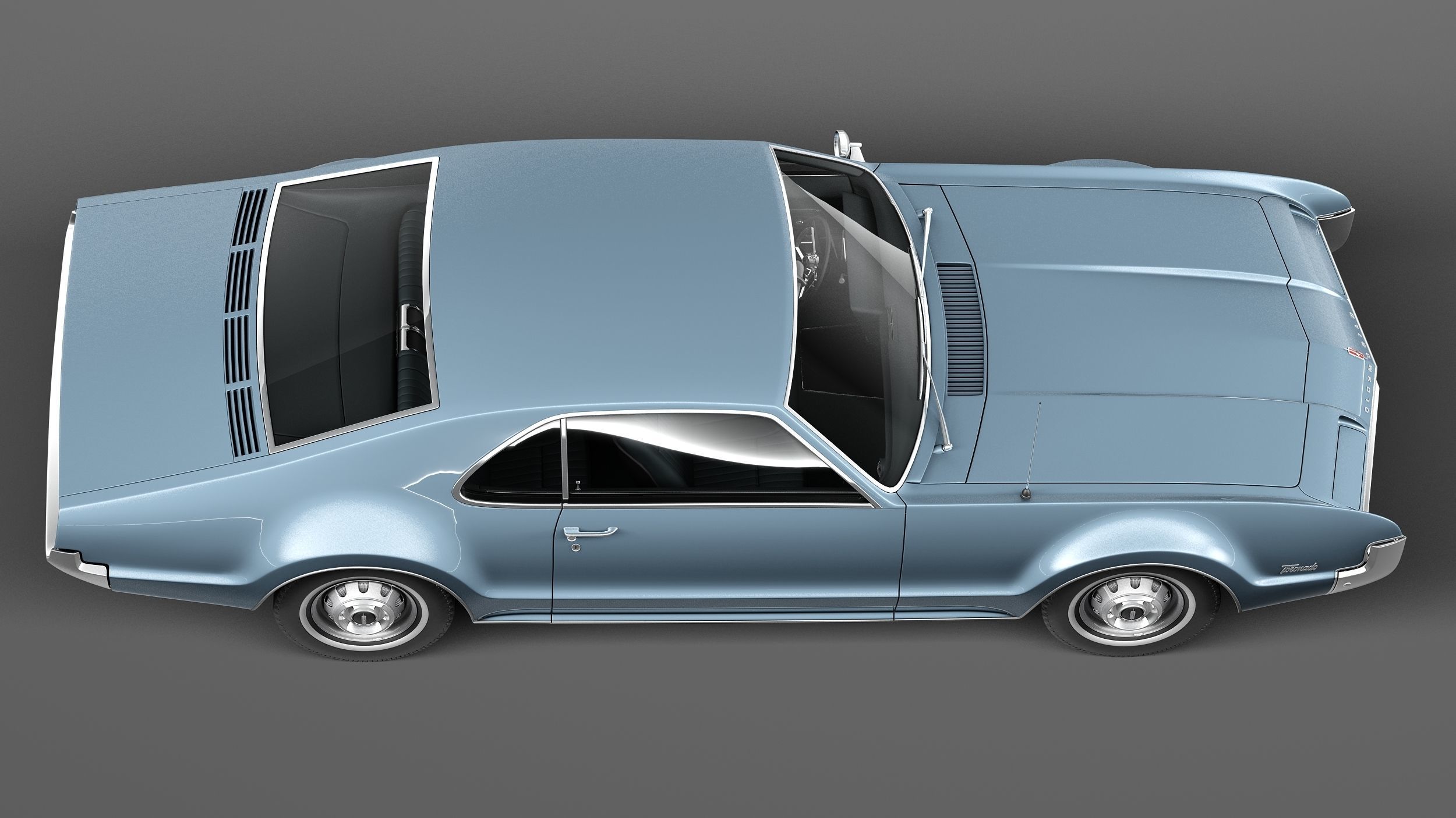 Oldsmobile Tornado 1966 3D model_7