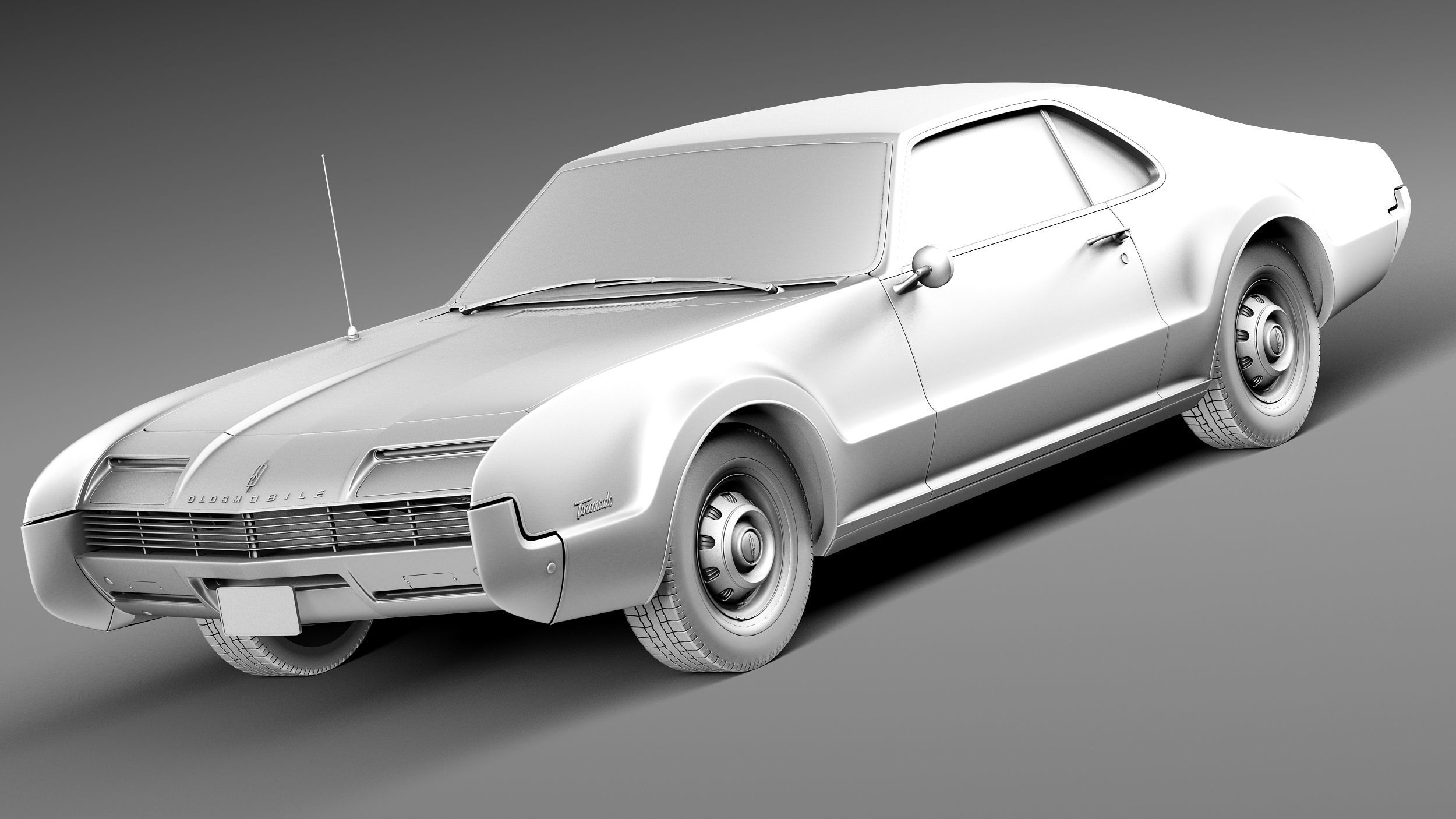 Oldsmobile Tornado 1966 3D model_8