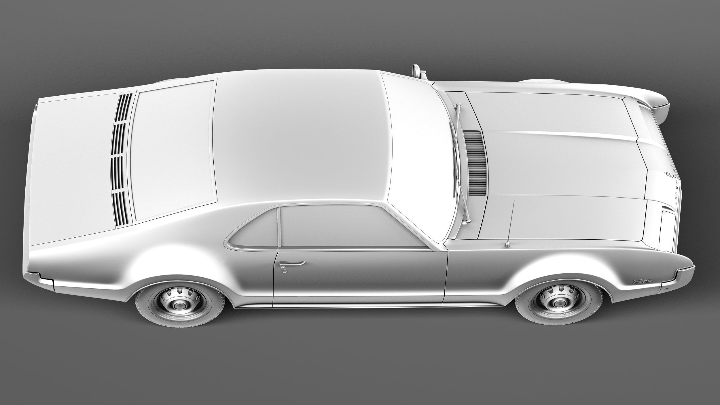 Oldsmobile Tornado 1966 3D model_15