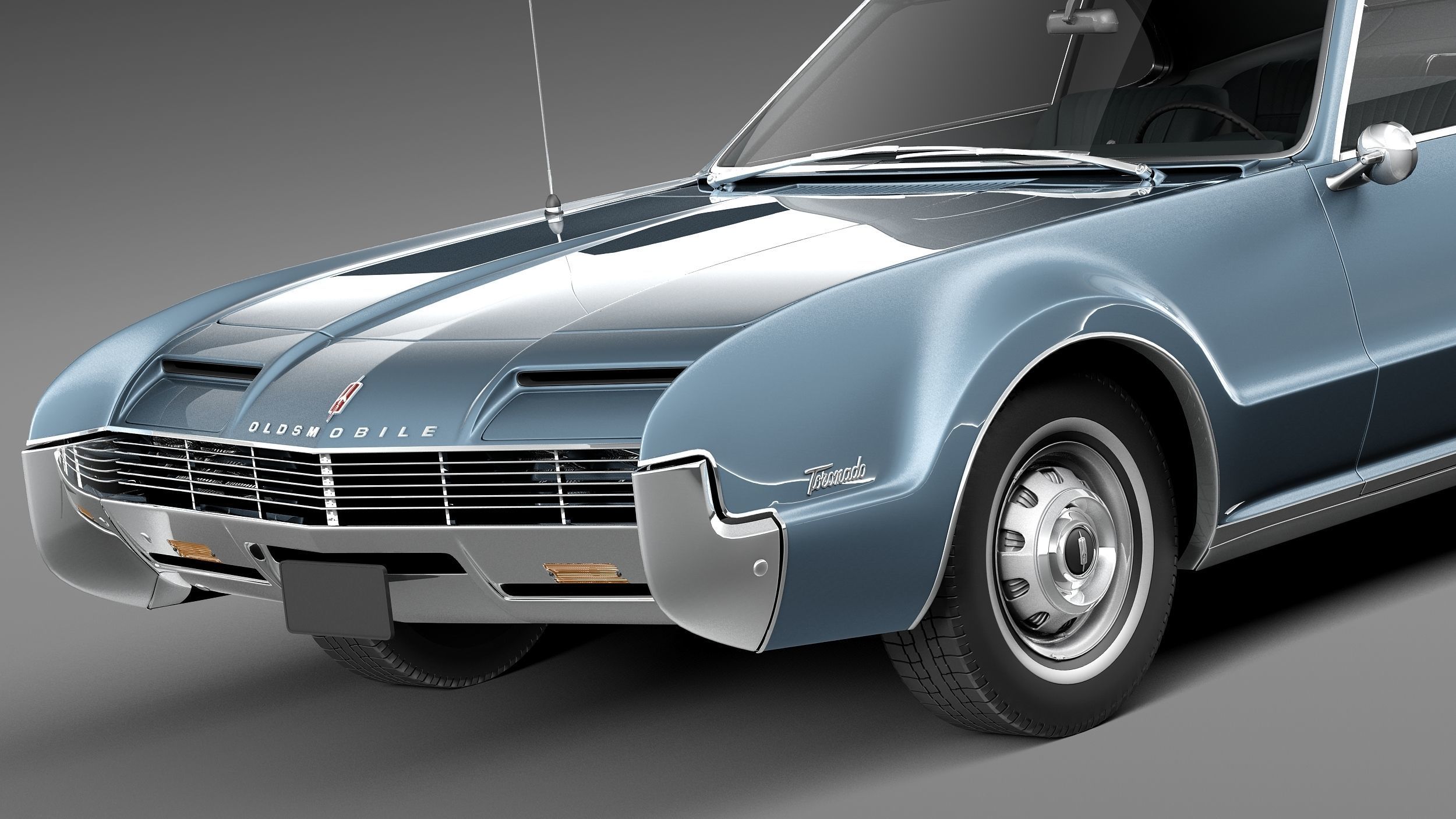 Oldsmobile Tornado 1966 3D model_2