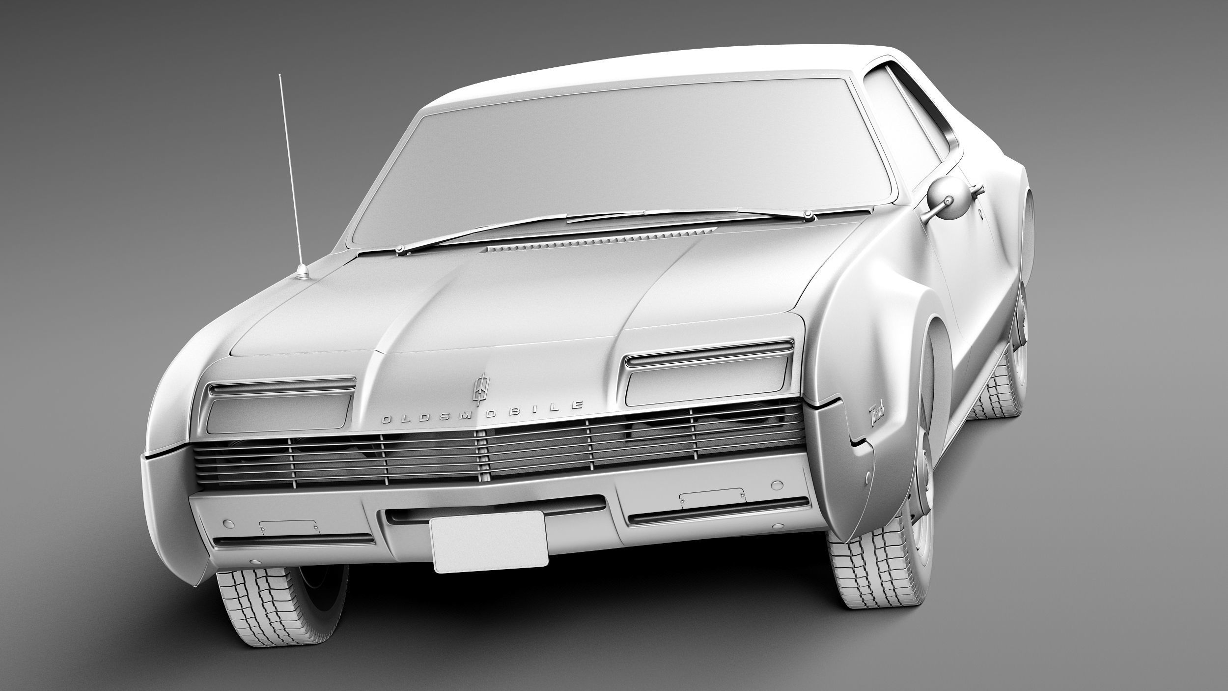 Oldsmobile Tornado 1966 3D model_9